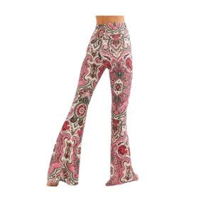 NWT Free People Harper Print Bohemian Pants Size XS